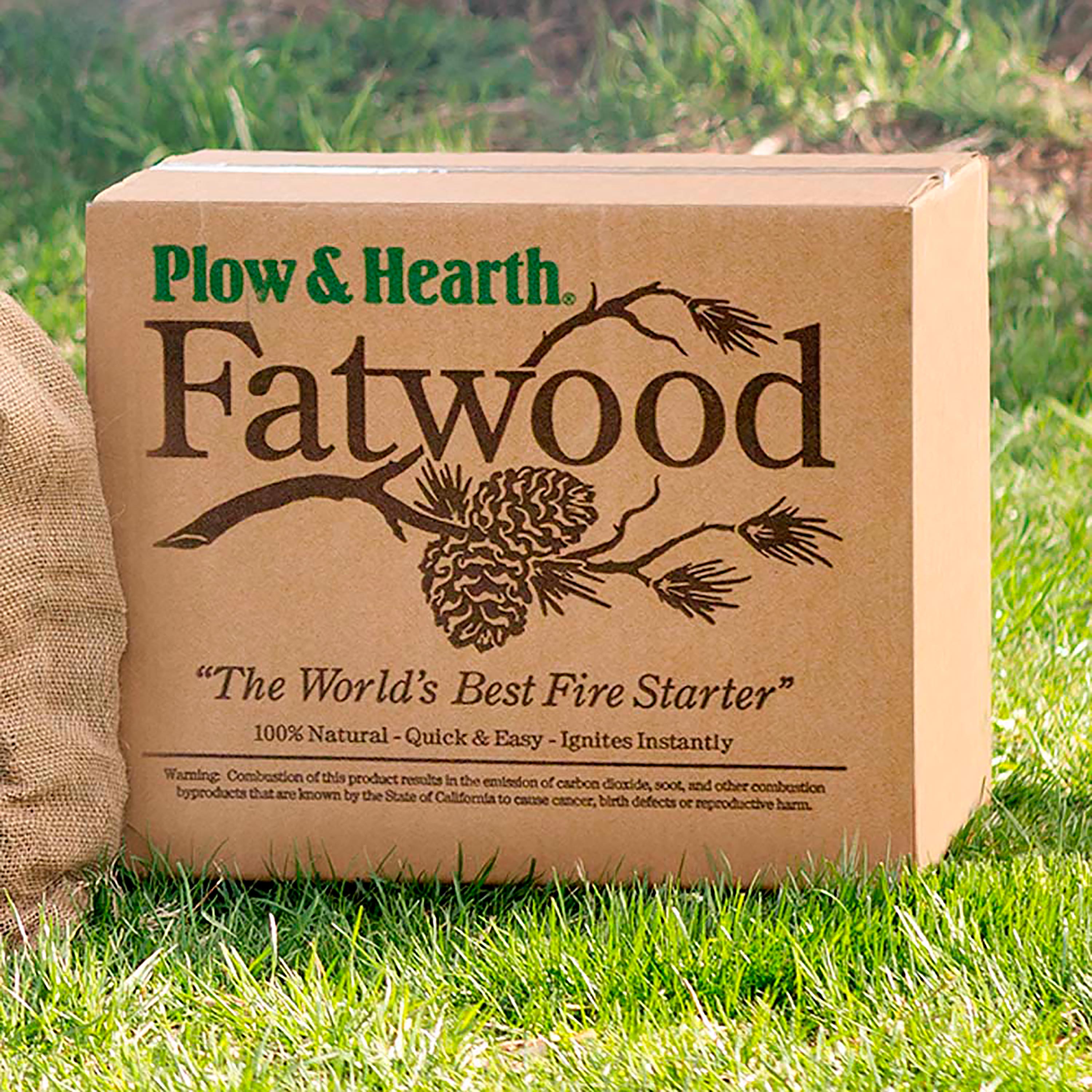 Fatwood Fire-Starter, 50 lb. Box