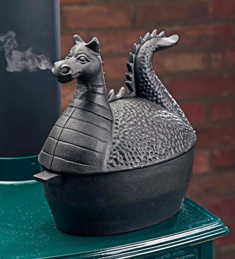 Dragon Woodstove Steamer in Cast Iron