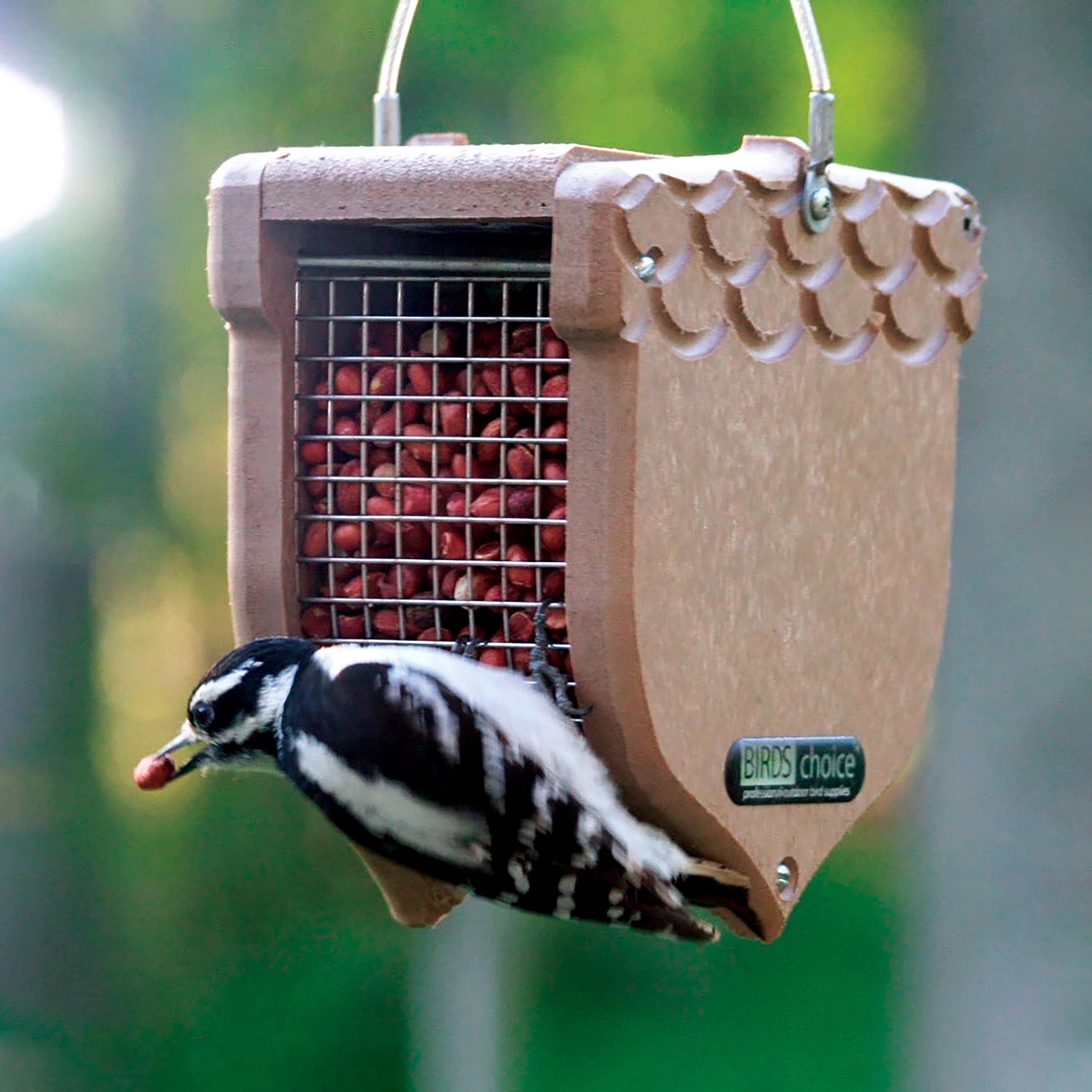 Recycled Poly-Lumber Acorn-Shaped Peanut Bird Feeder