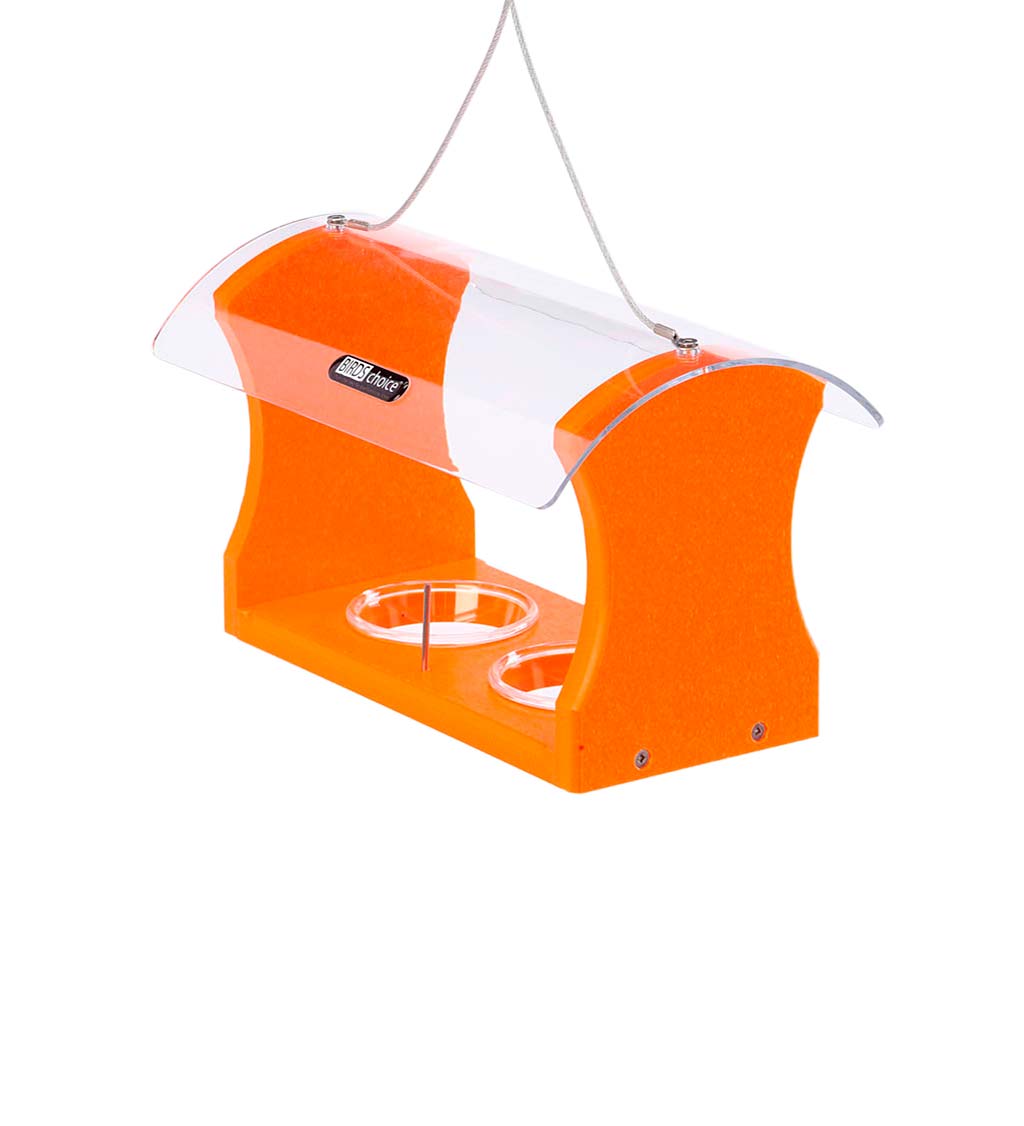 Recycled Plastic Poly-Lumber Oriole Bird Feeder