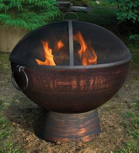 Weather-Resistant Large Outdoor Fire Bowl