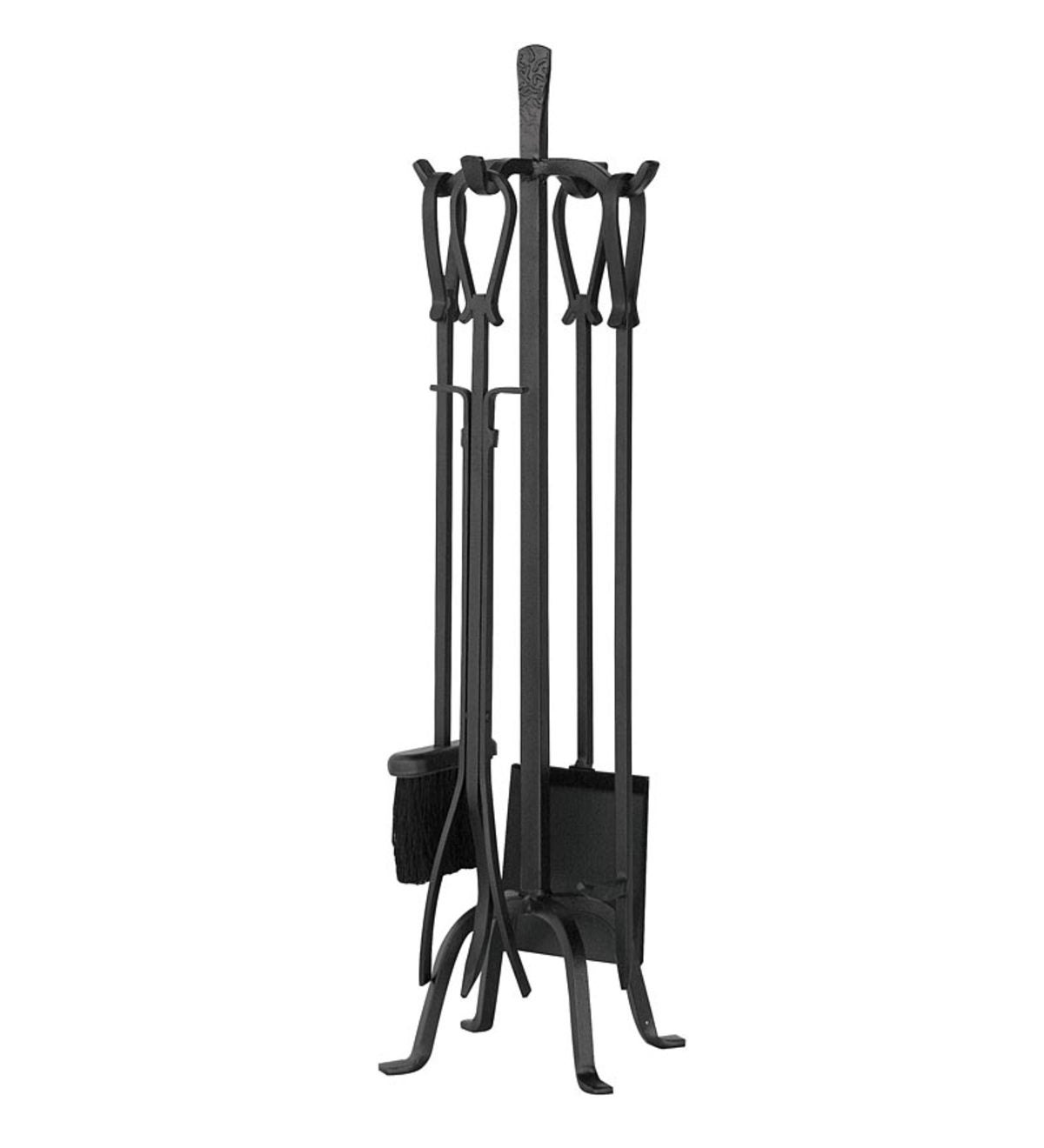 Olde World 5-Piece Fireplace Tool Set with Loop Handles