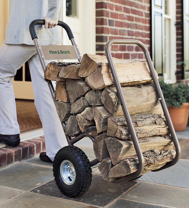 Rolling Log Cart and Vinyl Cover Set