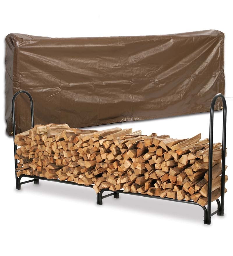 Extra-Large Log Rack And Cover Set