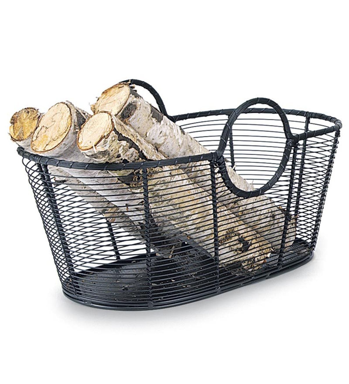 Small Steel Wire Log Basket