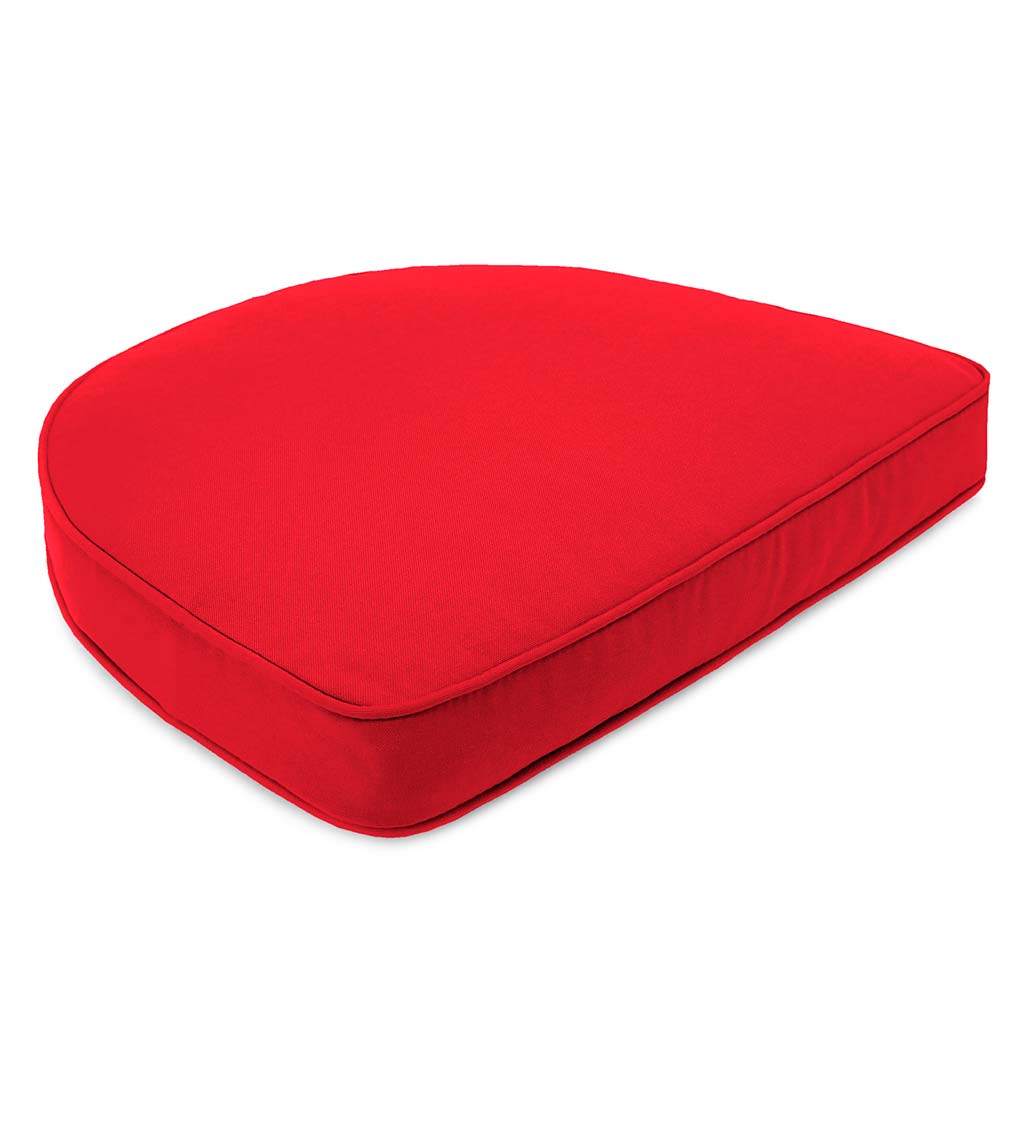 Sunbrella Chair Cushion with Rounded Back, 18" x 17¾" x 3"