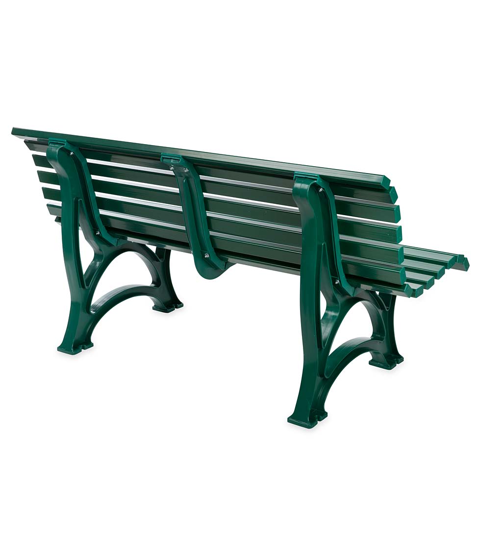 Large 3-Seater Weatherproof PVC Garden Bench