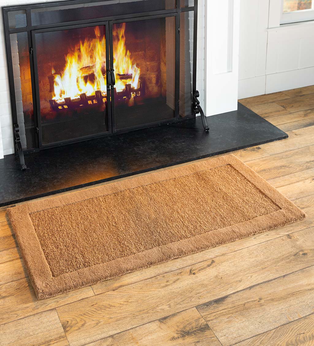 Madrid Banded Rectangular Hearth Rug, 2' x 4'