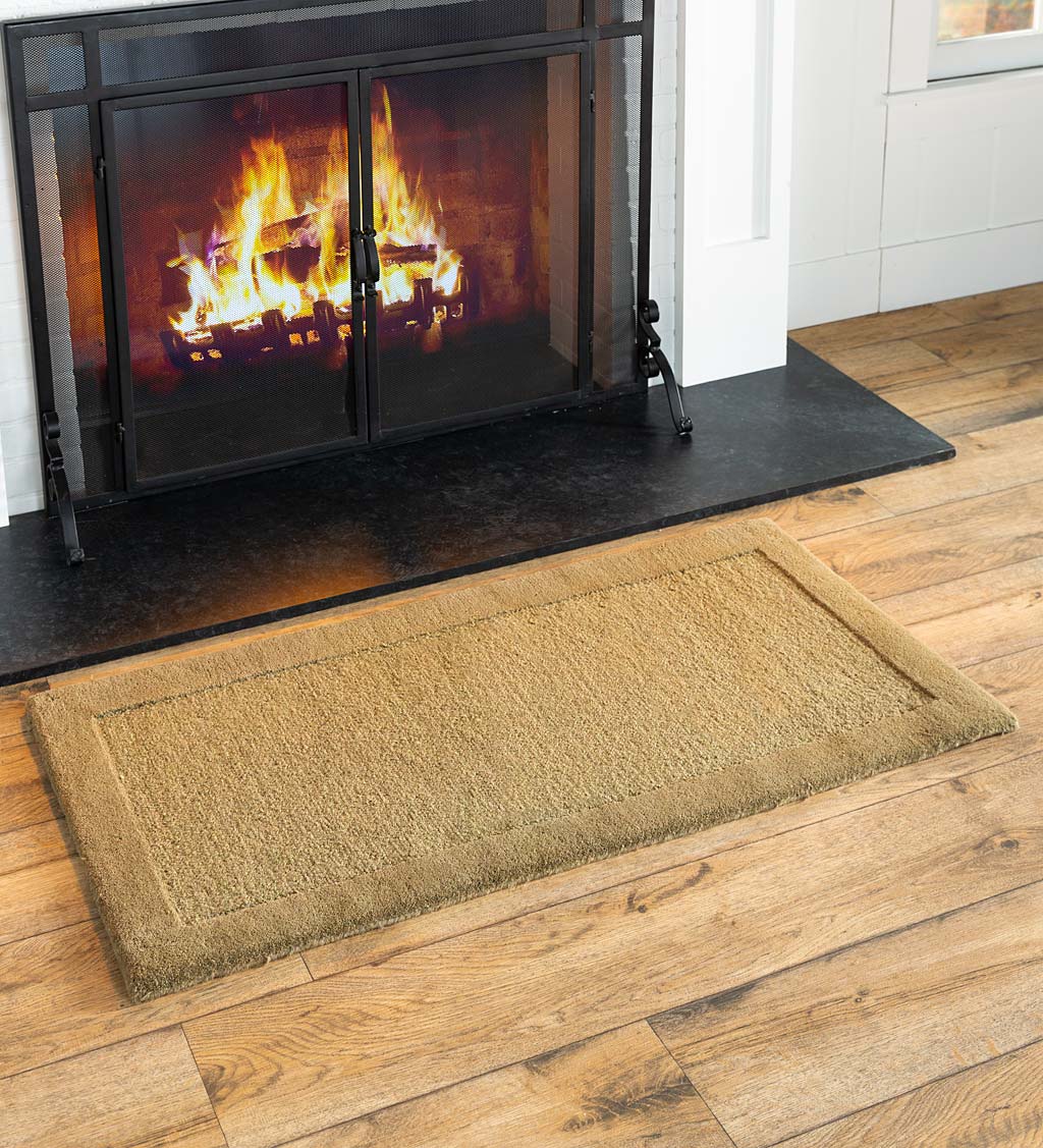 Madrid Banded Rectangular Hearth Rug, 2' x 4'