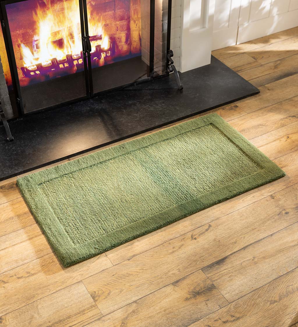 Madrid Banded Rectangular Hearth Rug, 2' x 4'