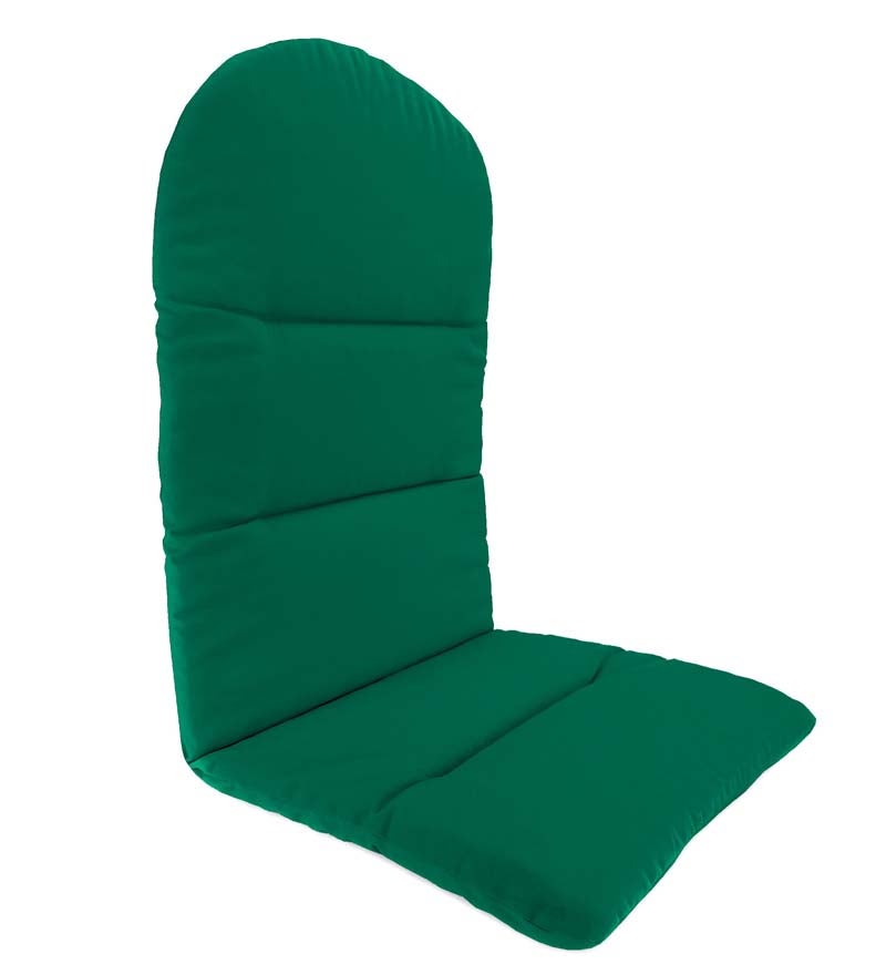 Sunbrella Classic Adirondack Cushion, 49" x 20½" x 2½"; hinged at 18" from bottom