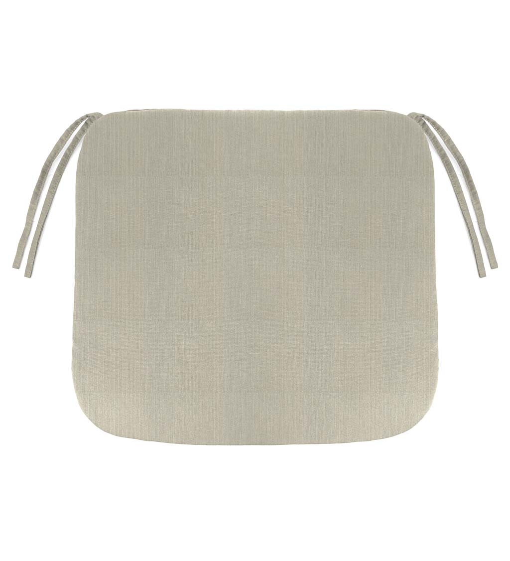 Sunbrella Chair Cushion with Ties, 19½"x 19"x 3"