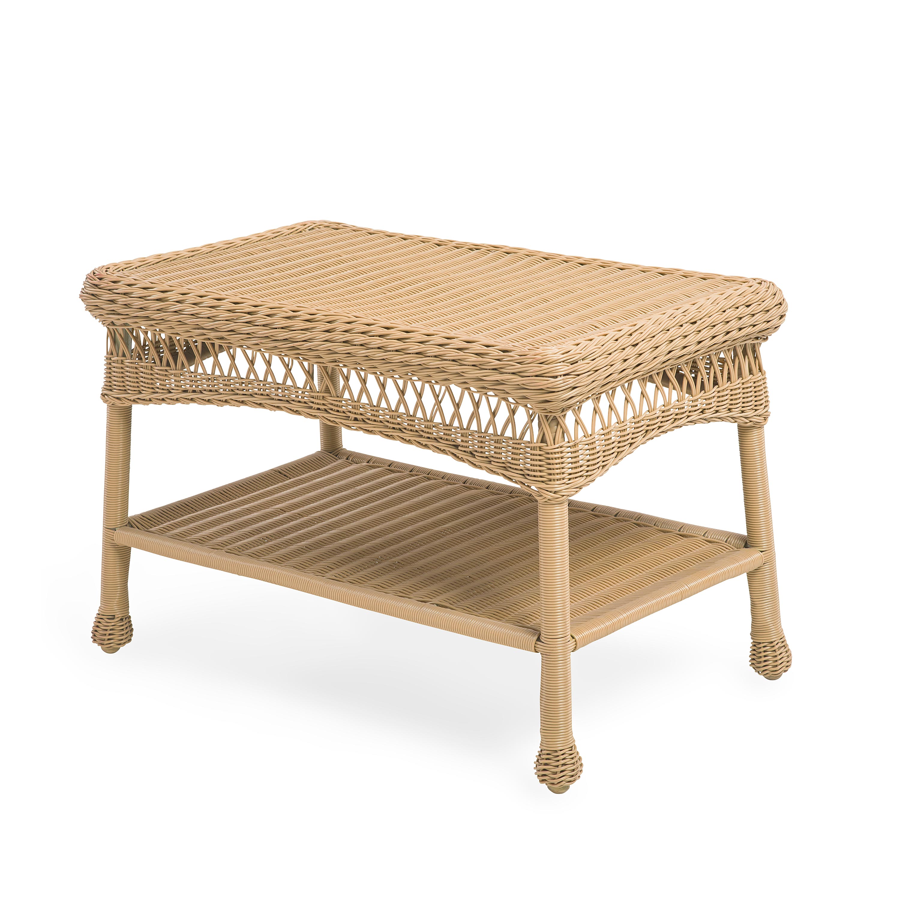 Easy Care Resin Wicker Coffee Table