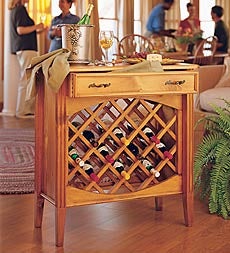 Shenandoah Valley Wine Cabinet