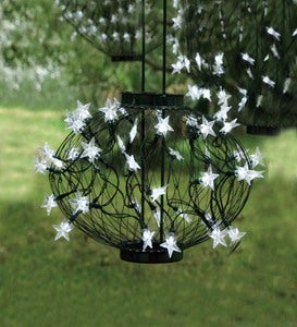 Small Green Solar Star Lantern