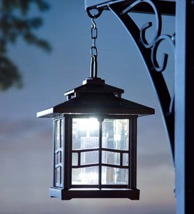 3-in-1 Solar Lanterns with Shepherd's Hook/Ground Stake, Set of 2