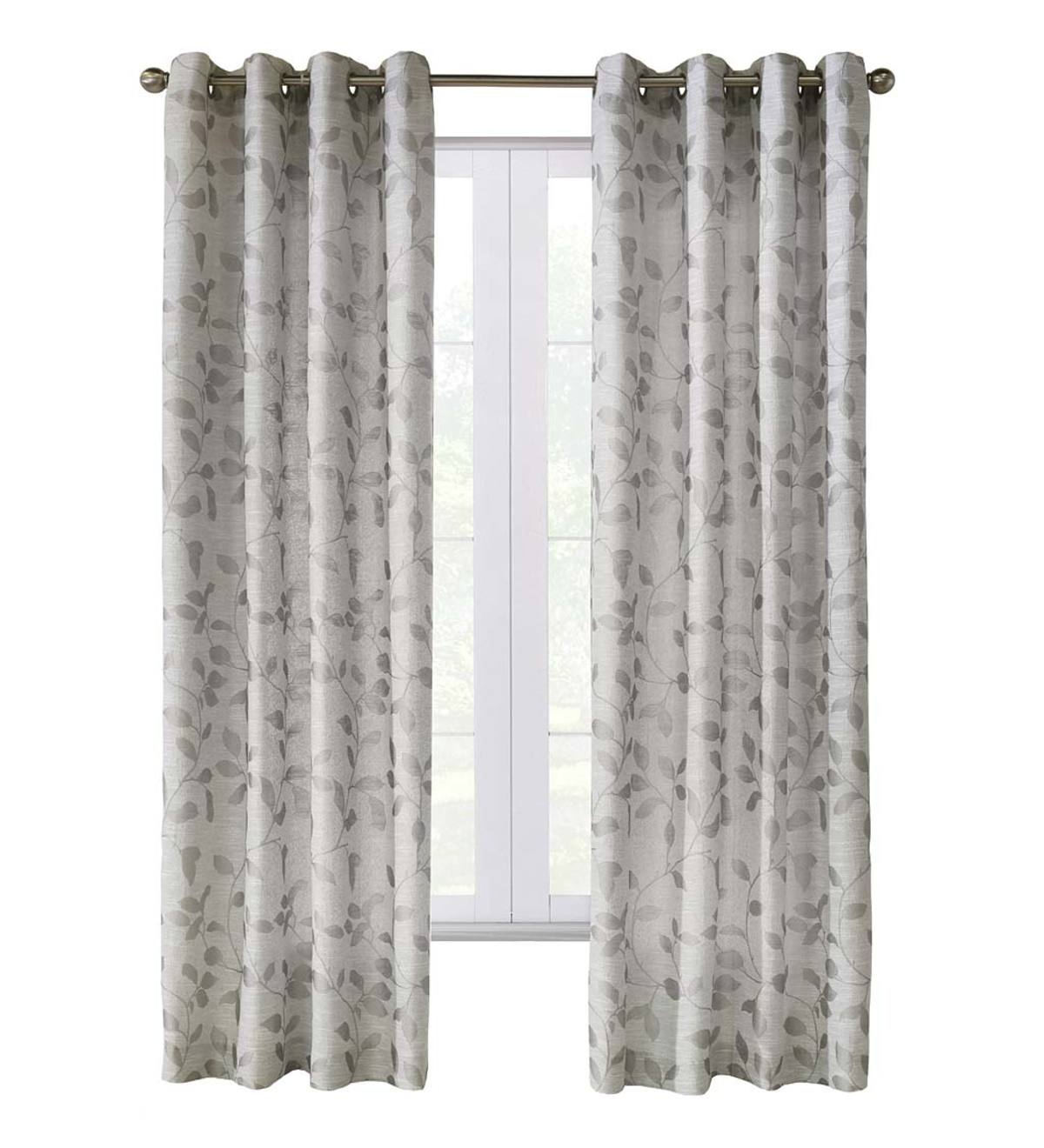 Louisa Grommet Curtain Panel, 52"W x 108"L