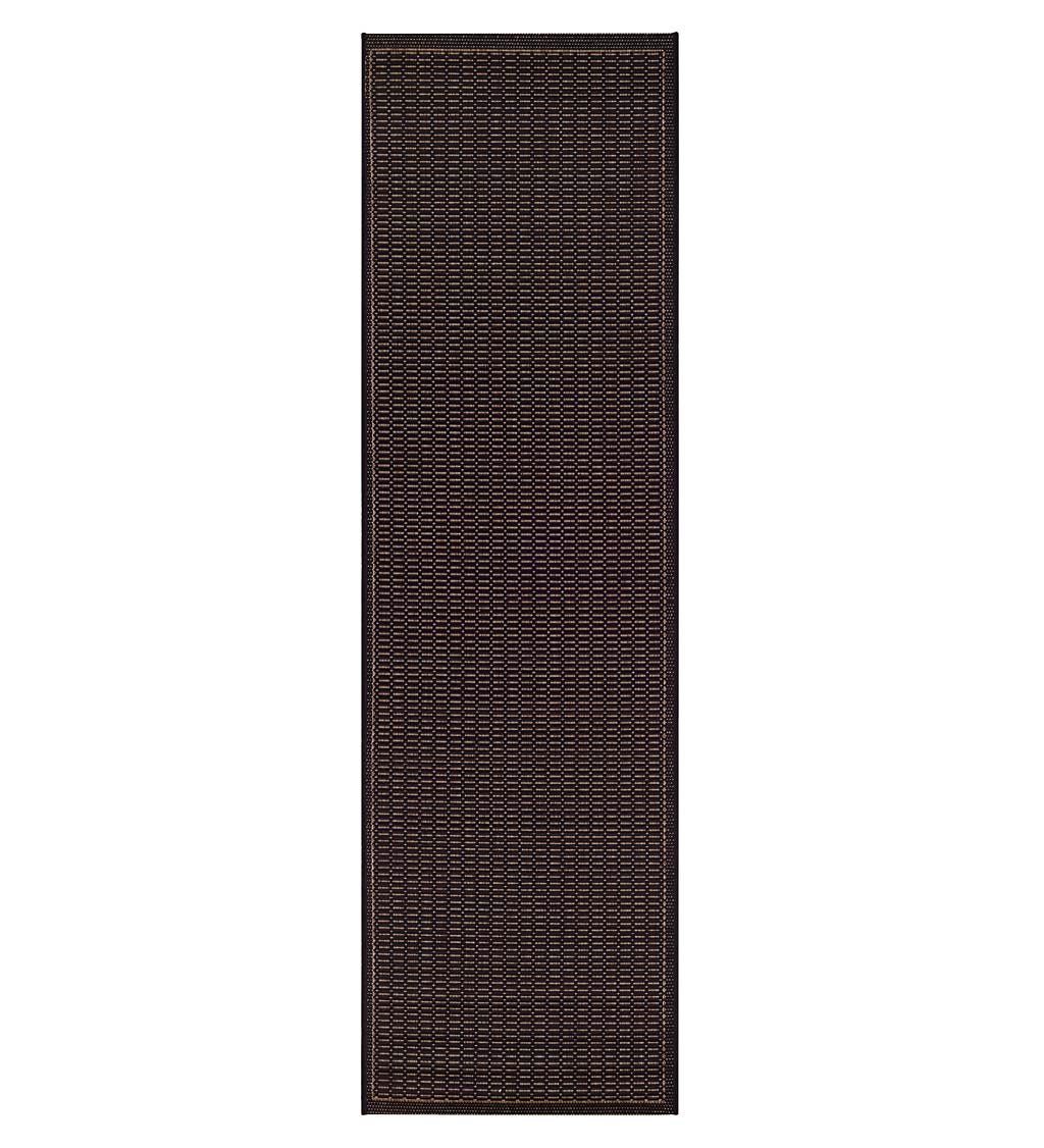 Veranda Textured Indoor/Outdoor Polypropylene Rug, 2'3" x 11'9" Runner