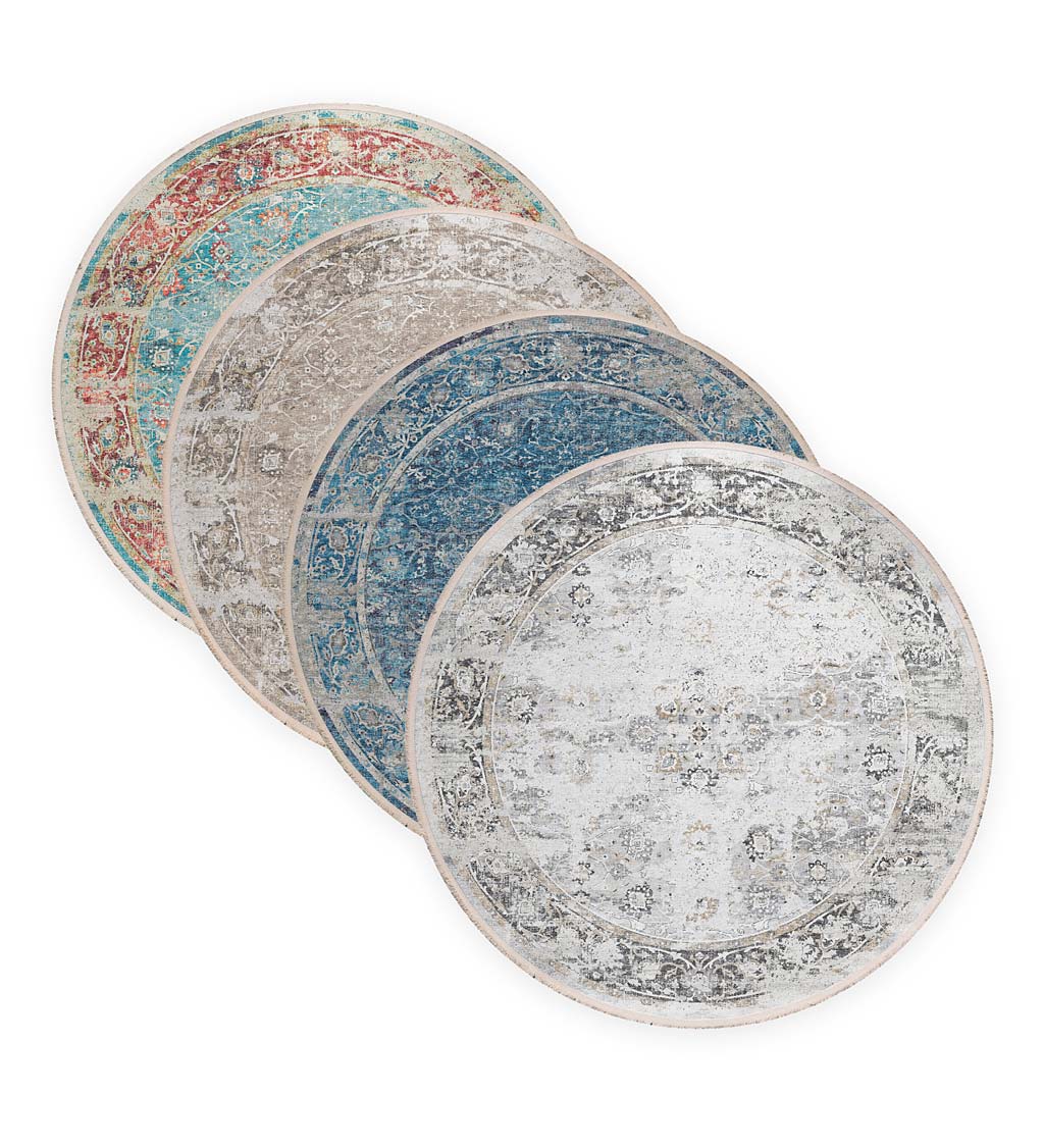 Marietta Edge Round Rug