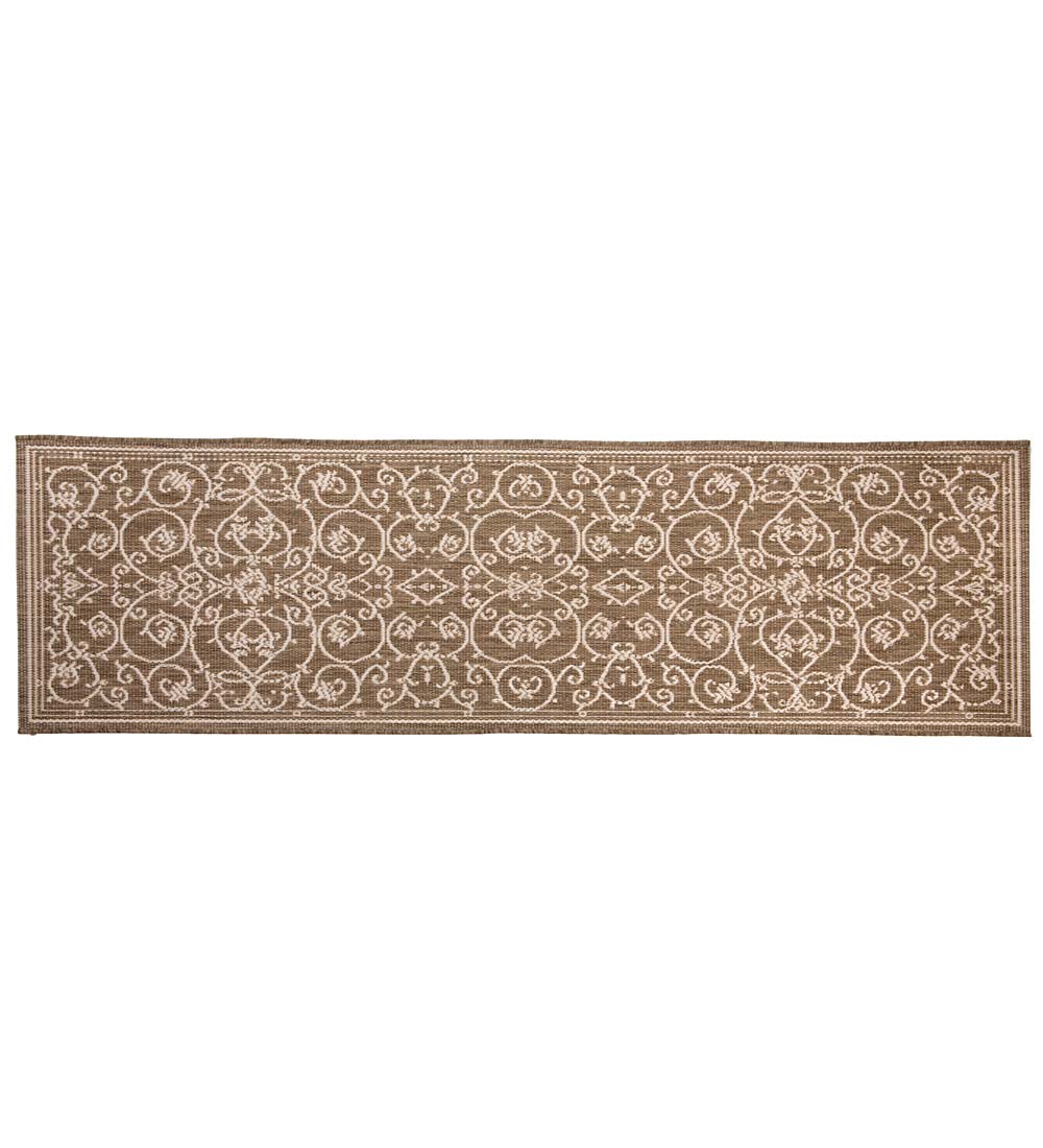 Veranda Scroll Indoor/Outdoor Rug, 7'6"x 10'9"