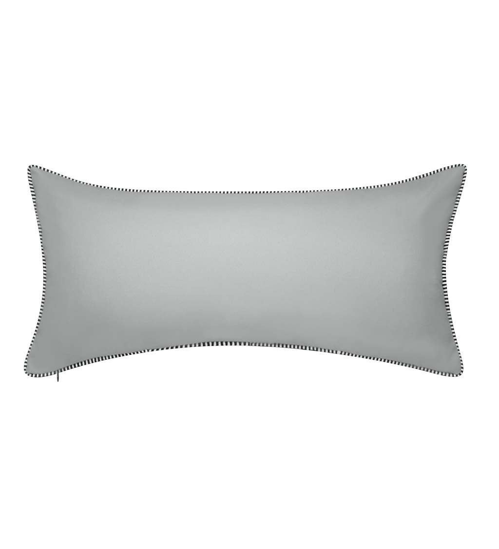 Indoor/Outdoor 3D Textured Topiary Lumbar Pillow