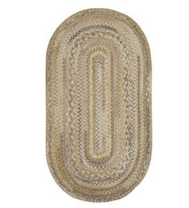 Oval Riverview Wool Blend Braided Rug