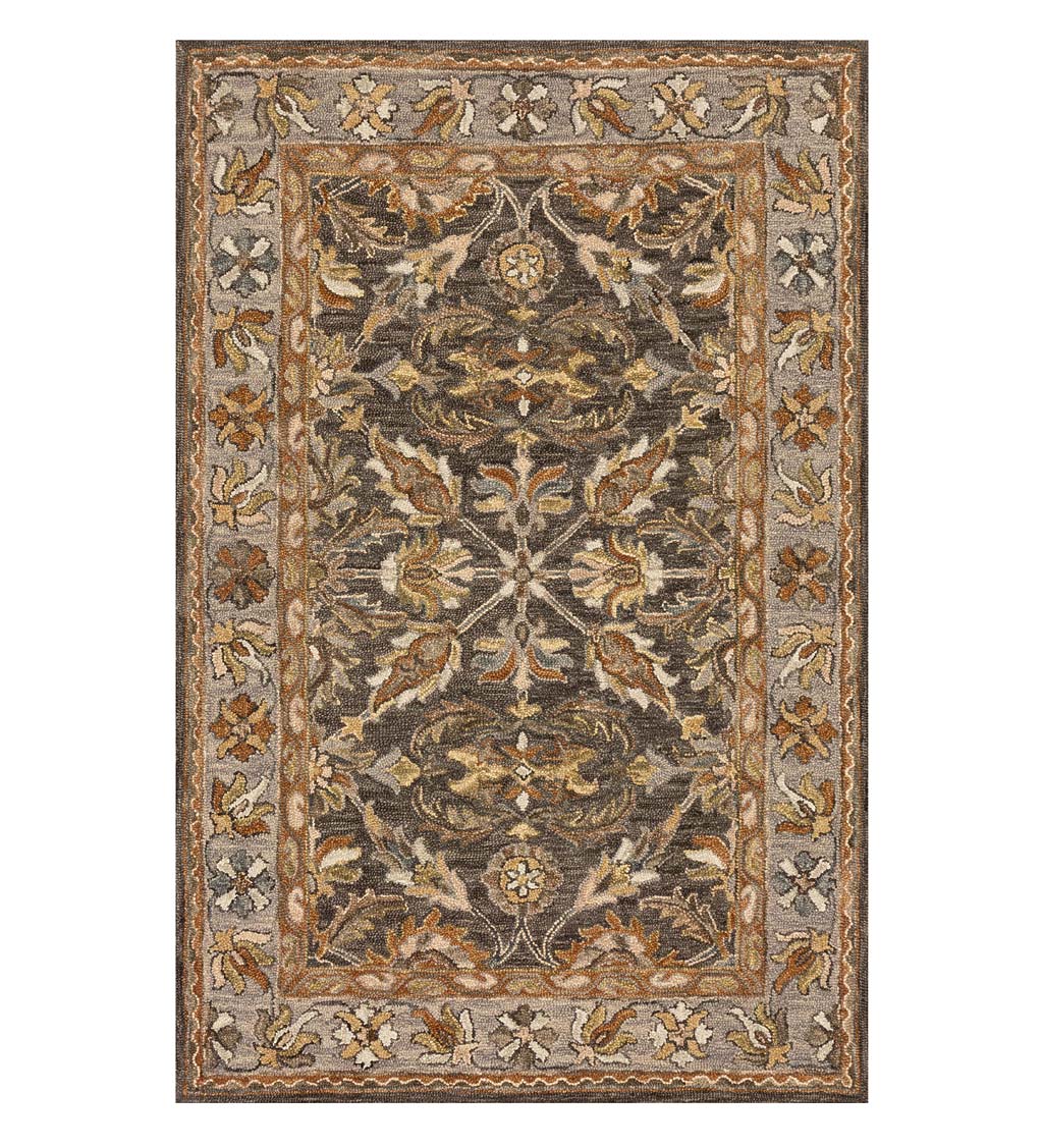 Kensington Border Wool Rug