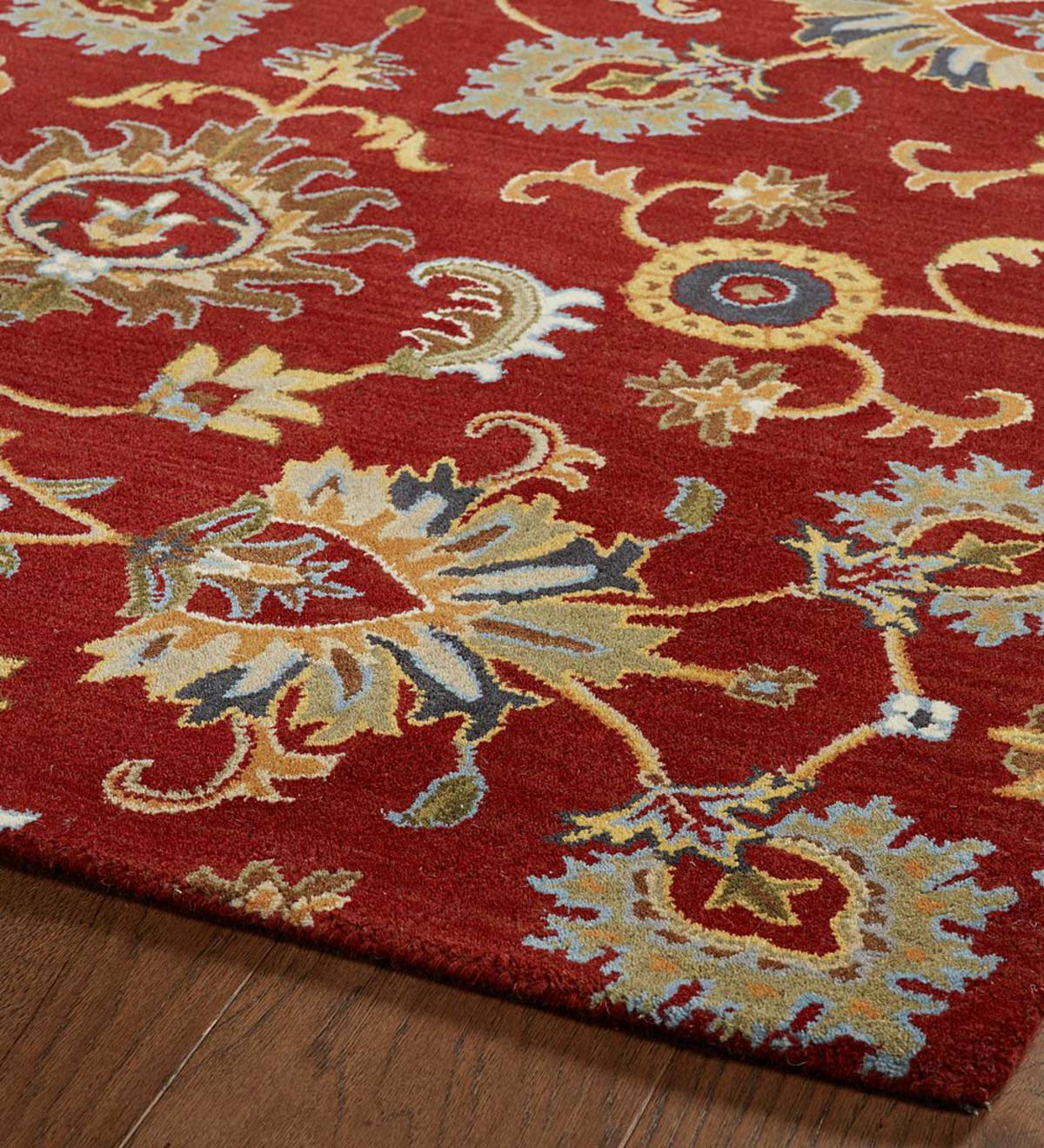 Lauren Floral Wool Area Rug