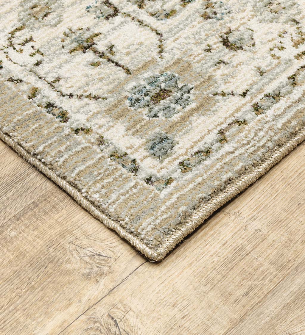 Ashland Daybreak Synthetic Blend Indoor Border Runner, 2'3" x 8'