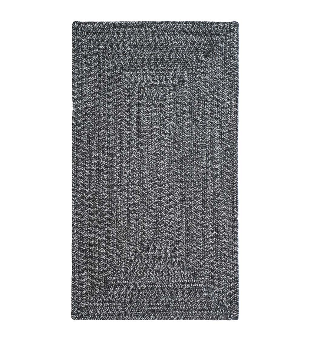 Indoor/Outdoor Rectangle Pine Creek Braided Polypropylene Rug