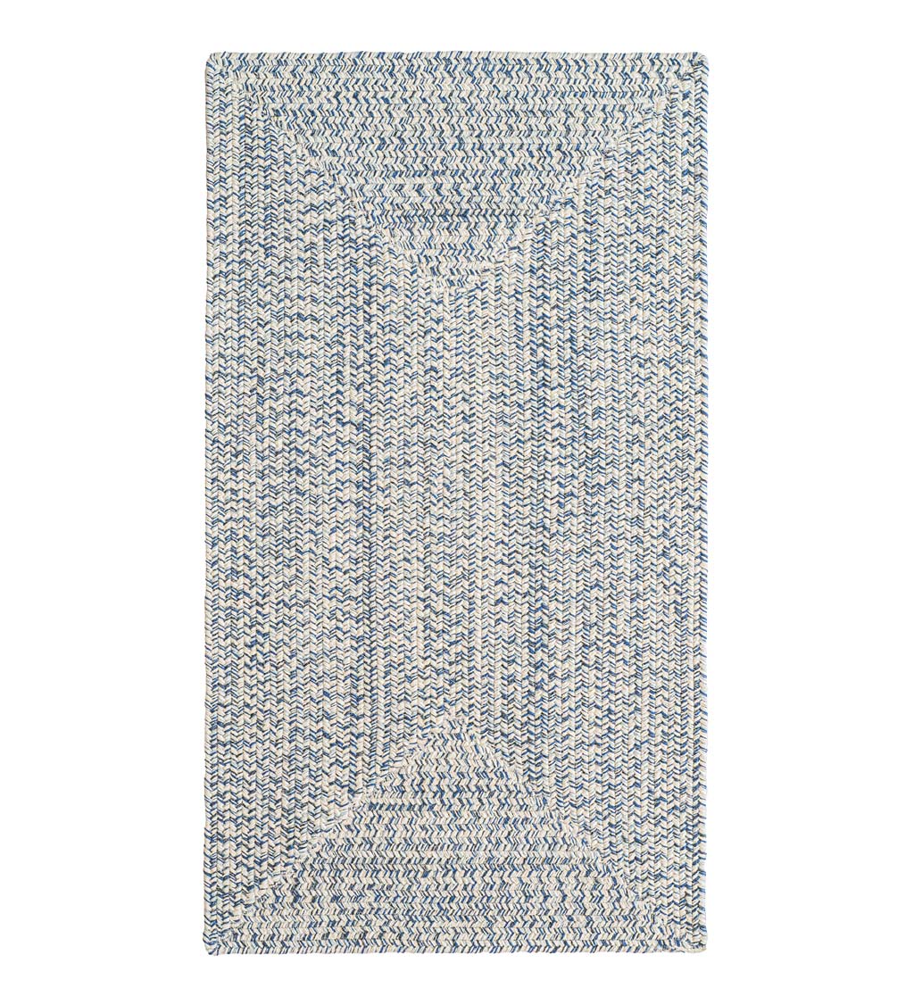 Indoor/Outdoor Rectangle Pine Creek Braided Polypropylene Rug