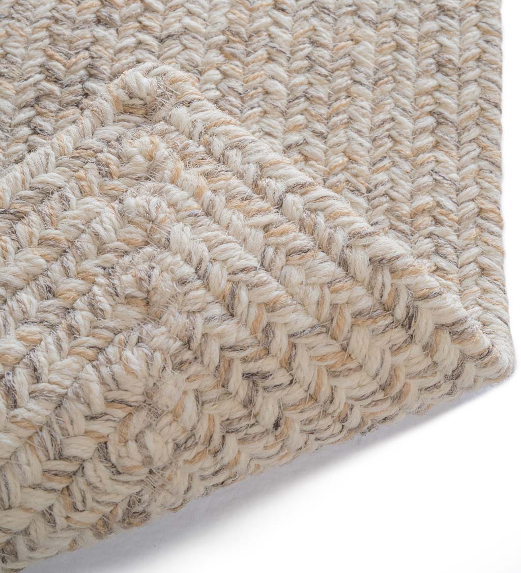 Indoor/Outdoor Rectangle Pine Creek Braided Polypropylene Rug