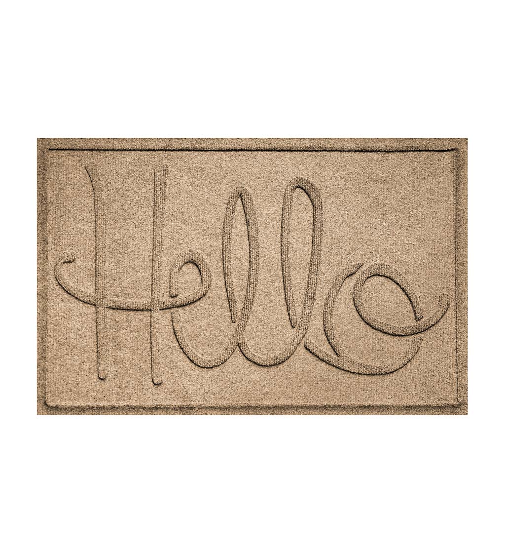 Waterhog Indoor/Outdoor Hello Doormat, 2' x 3'