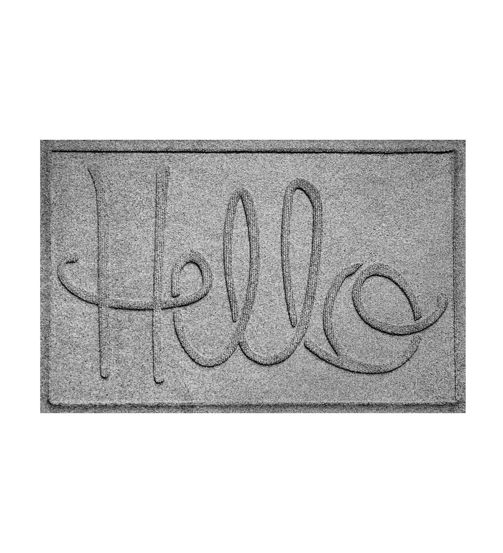 Waterhog Indoor/Outdoor Hello Doormat, 2' x 3'