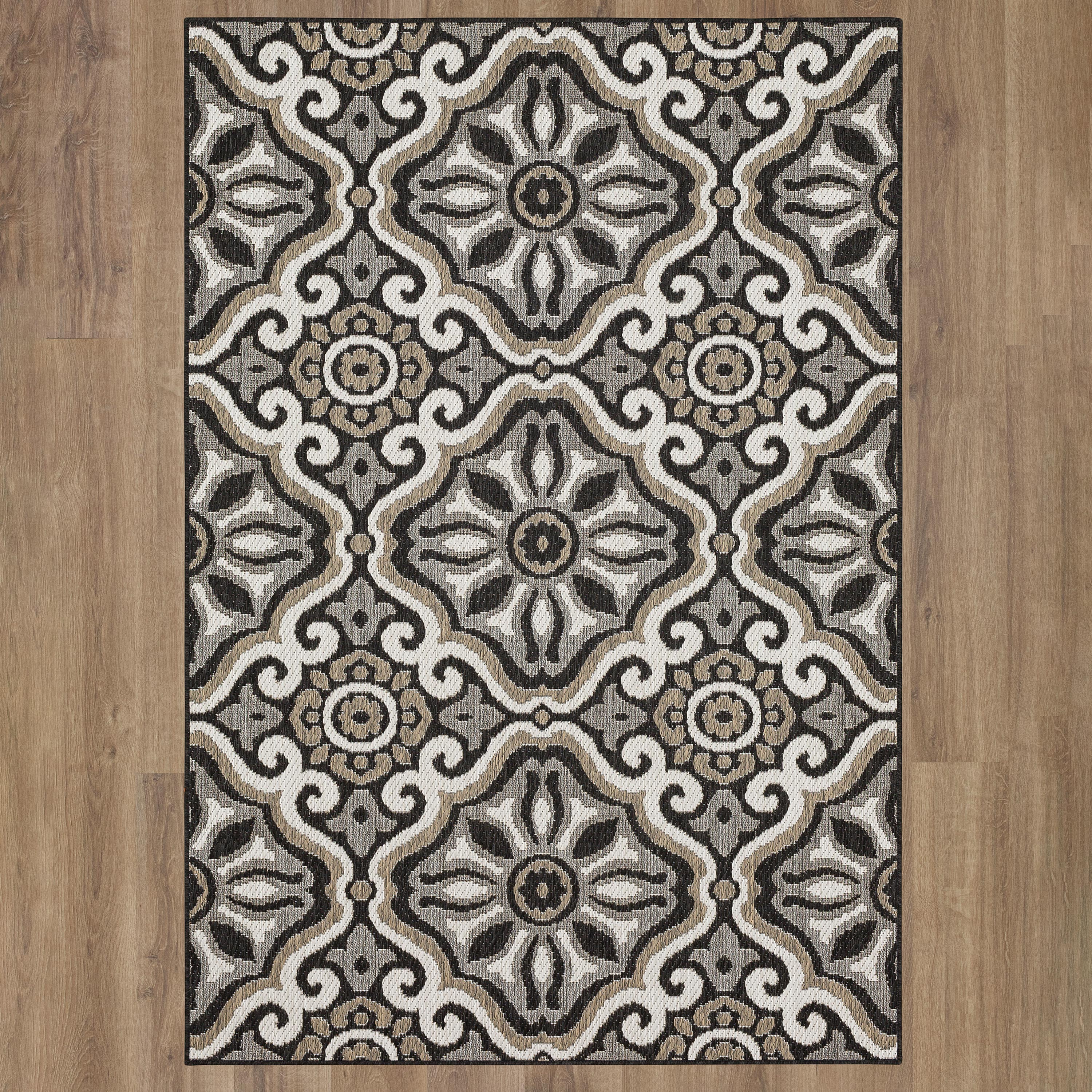 Indoor/Outdoor La Grange Tile Polypropylene Rug