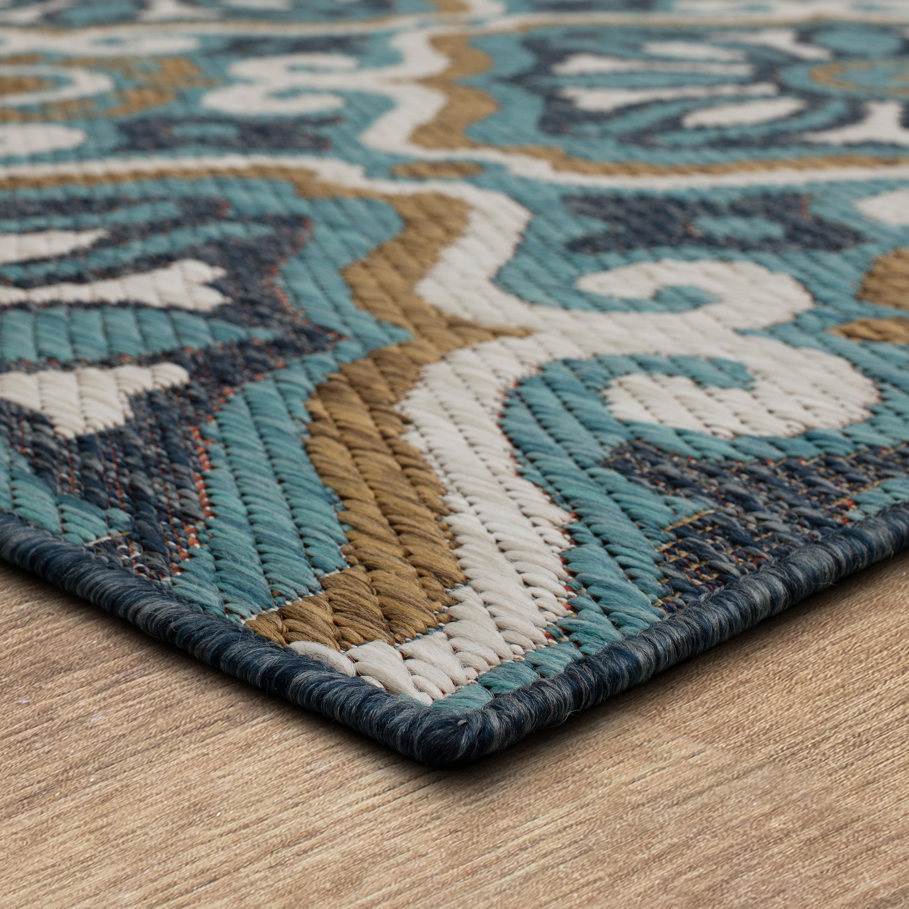 Indoor/Outdoor La Grange Tile Polypropylene Rug