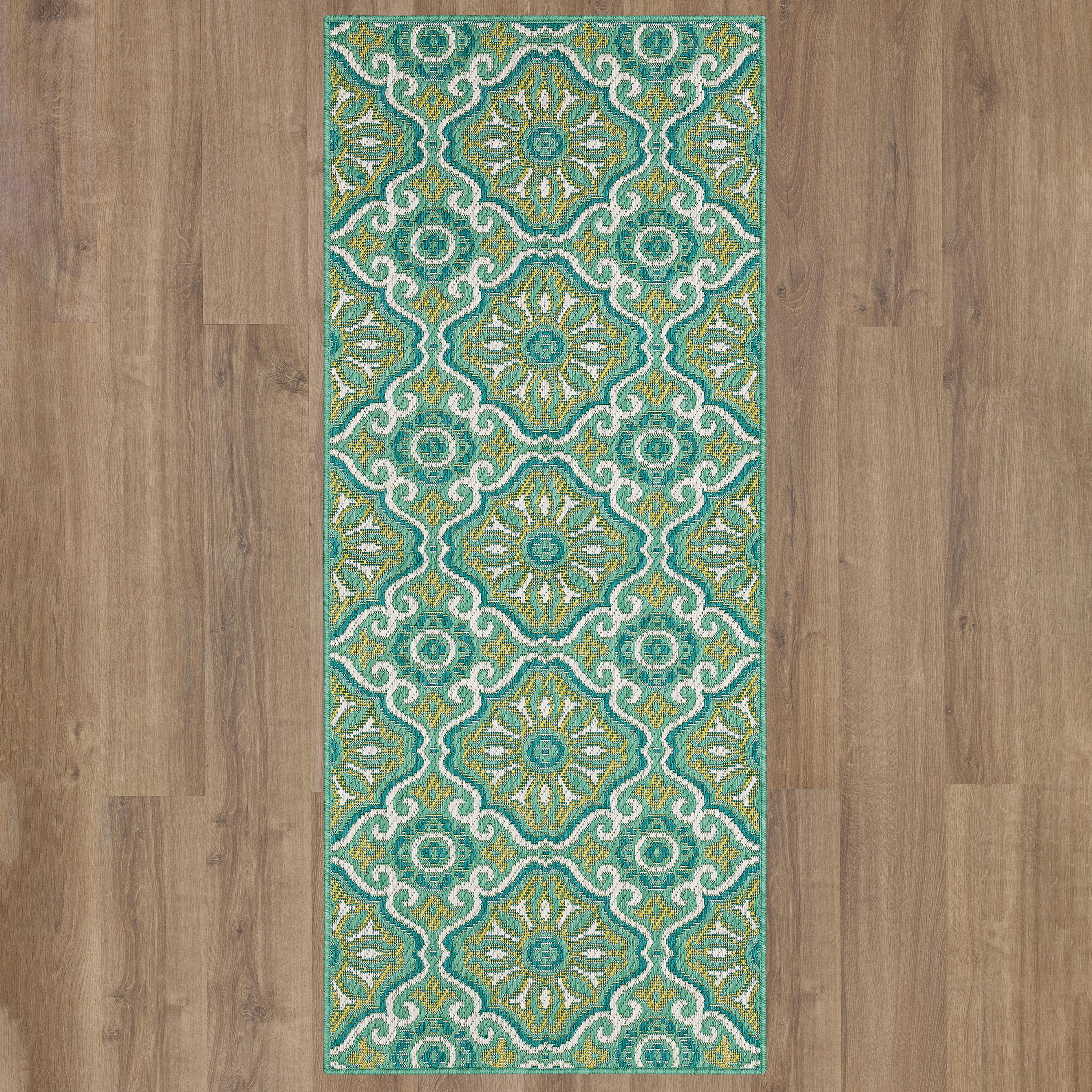 Indoor/Outdoor La Grange Tile Polypropylene Rug