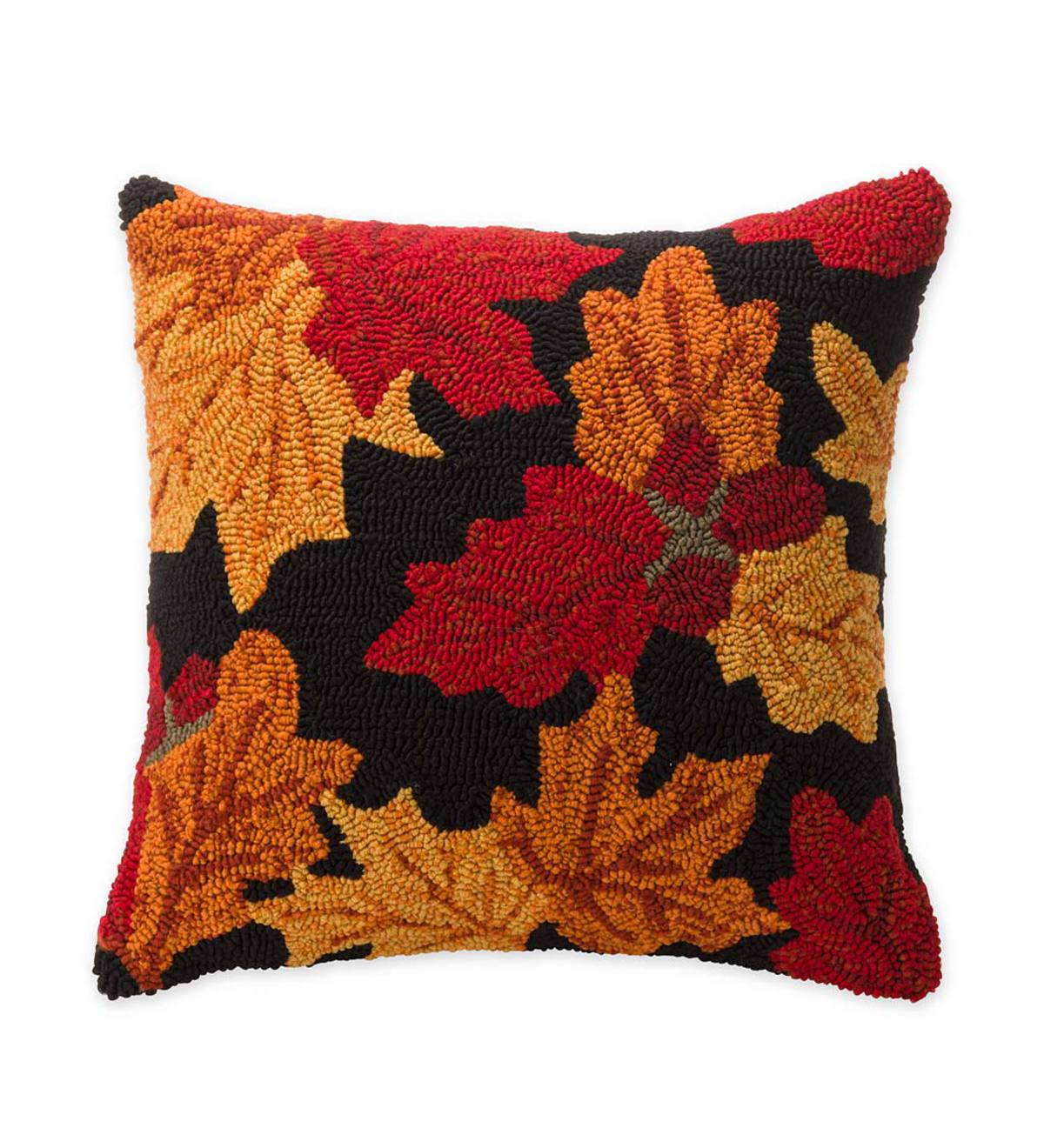 Indoor/Outdoor Falling Leaves Pillow