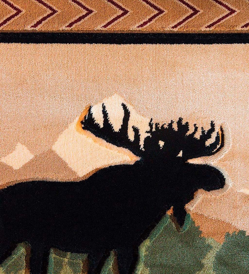 Moose Lodge Rug, 3' x 5'