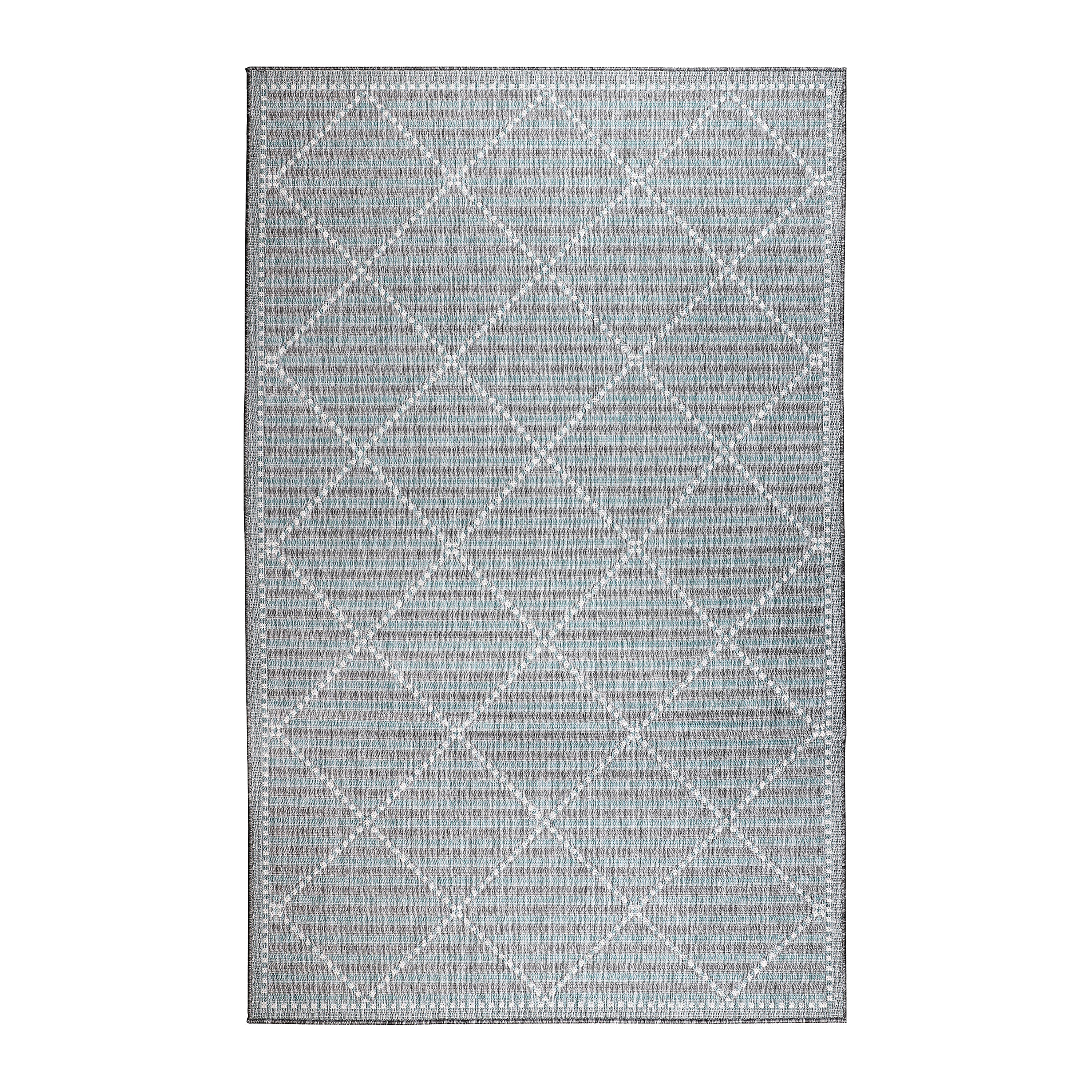 Indoor/Outdoor Diamonds Polypropylene Rug