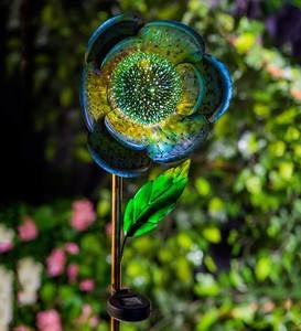 Solar Stargazing Pansy Garden Stake