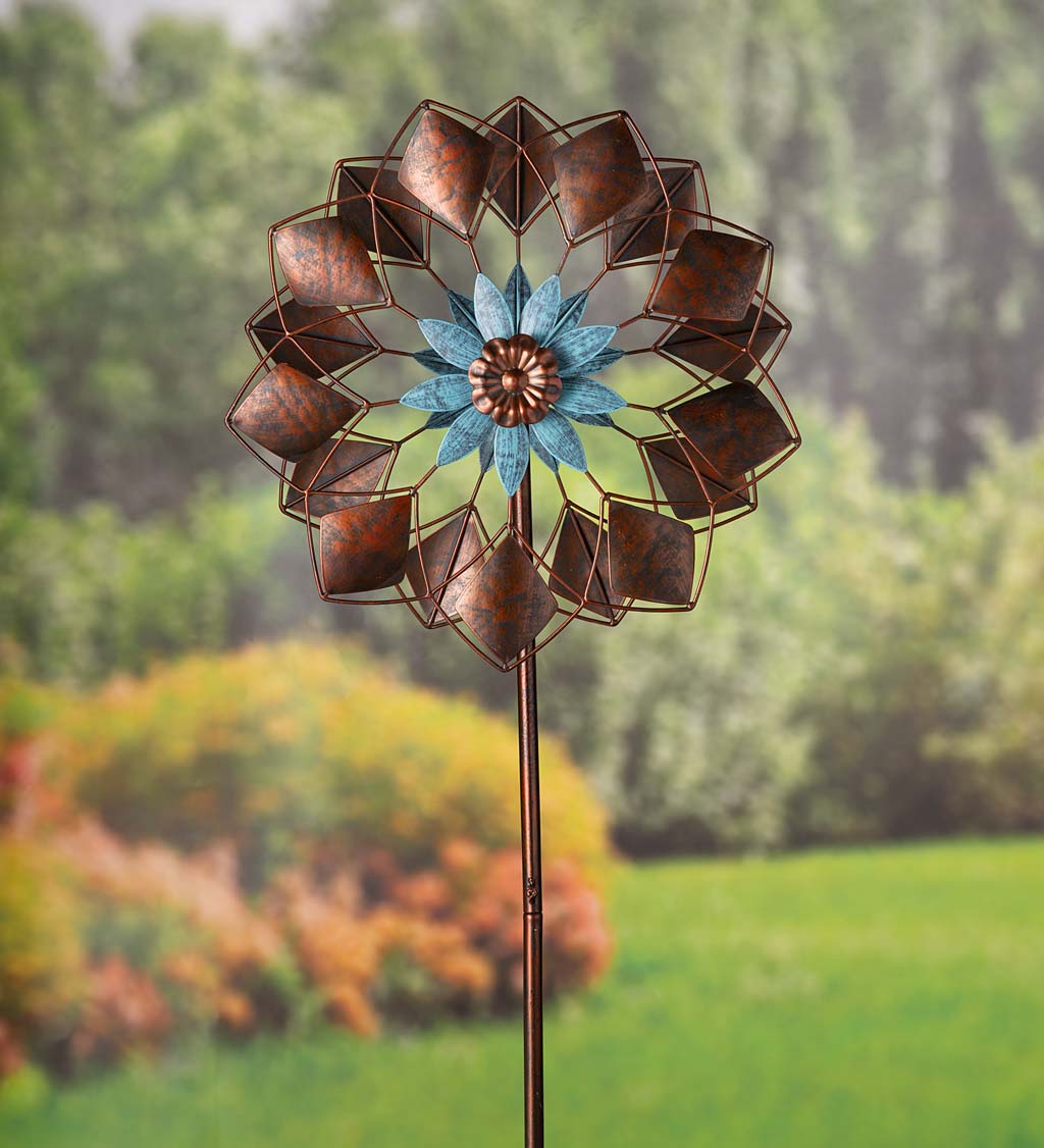 Midi Succulent Wind Spinner - Copper