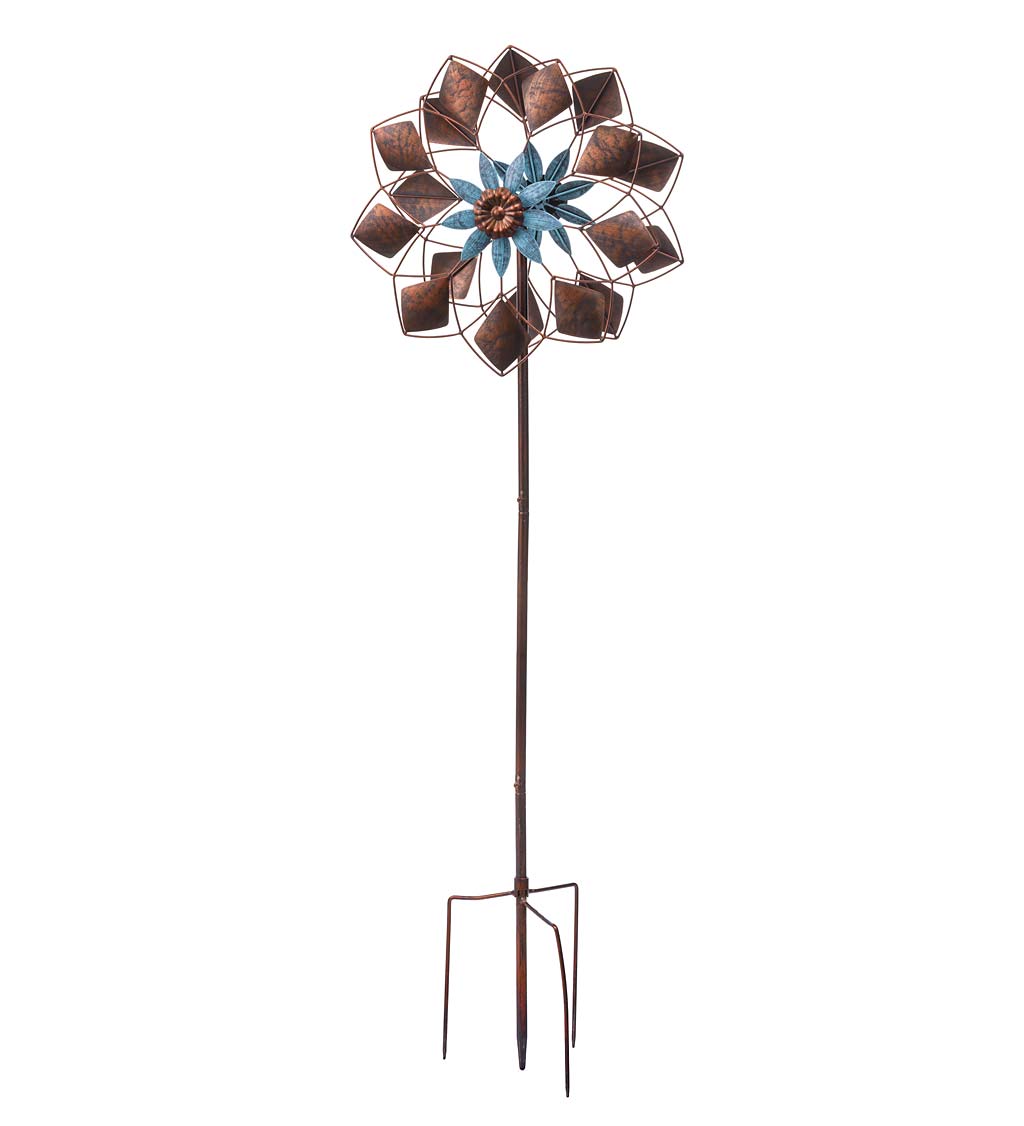 Midi Succulent Wind Spinner - Copper