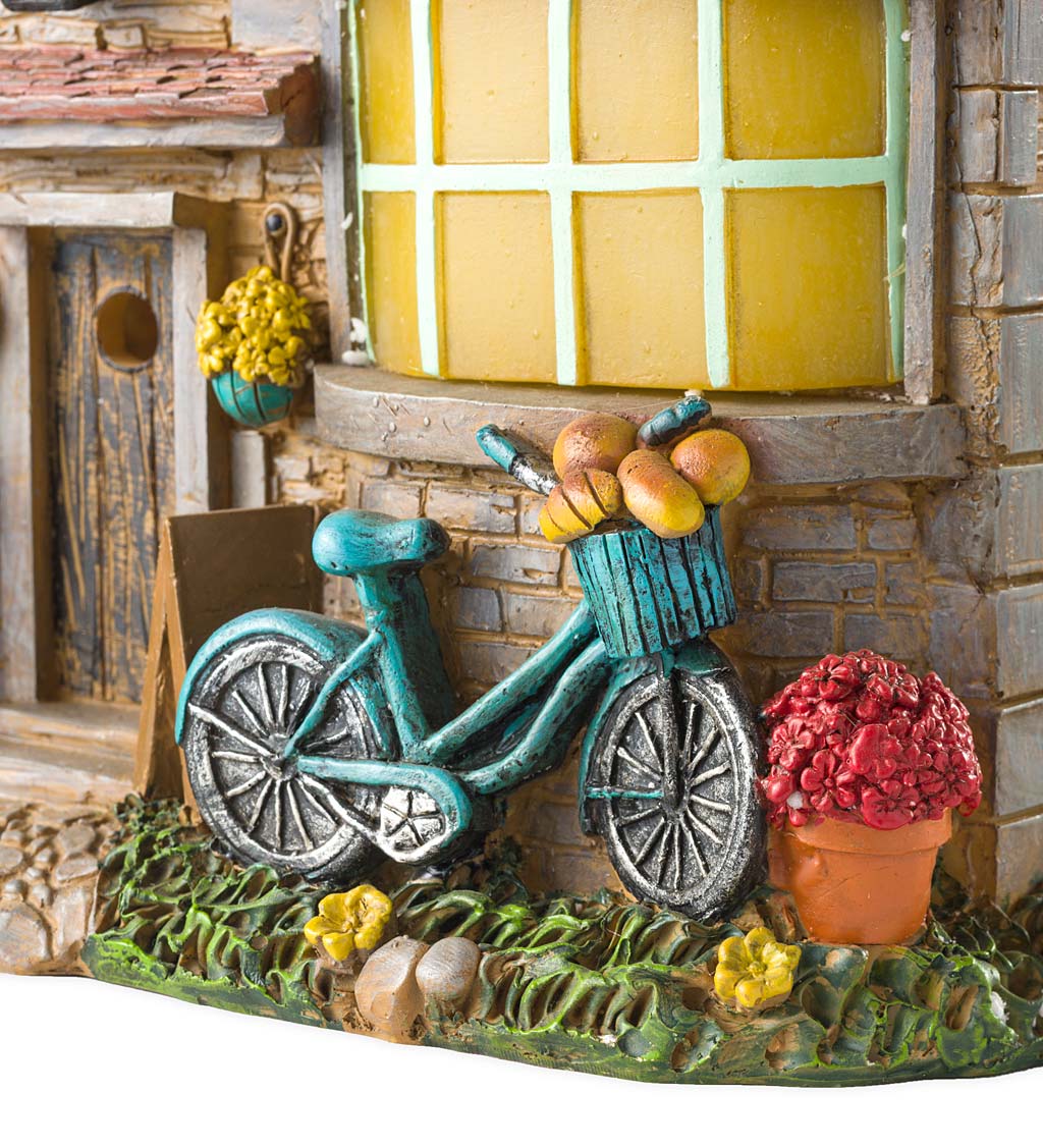 Miniature Fairy Garden Solar Bakery