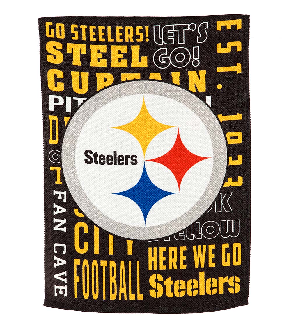 Double-Sided Fan Rules NFL Team Pride Sueded House Flag