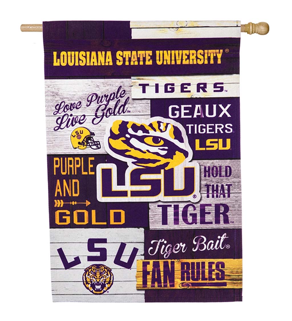 Double-Sided Fan Rules College Team Pride Linen House Flag