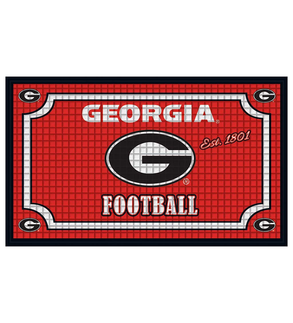 Indoor/Outdoor College Team Pride Embossed Doormat