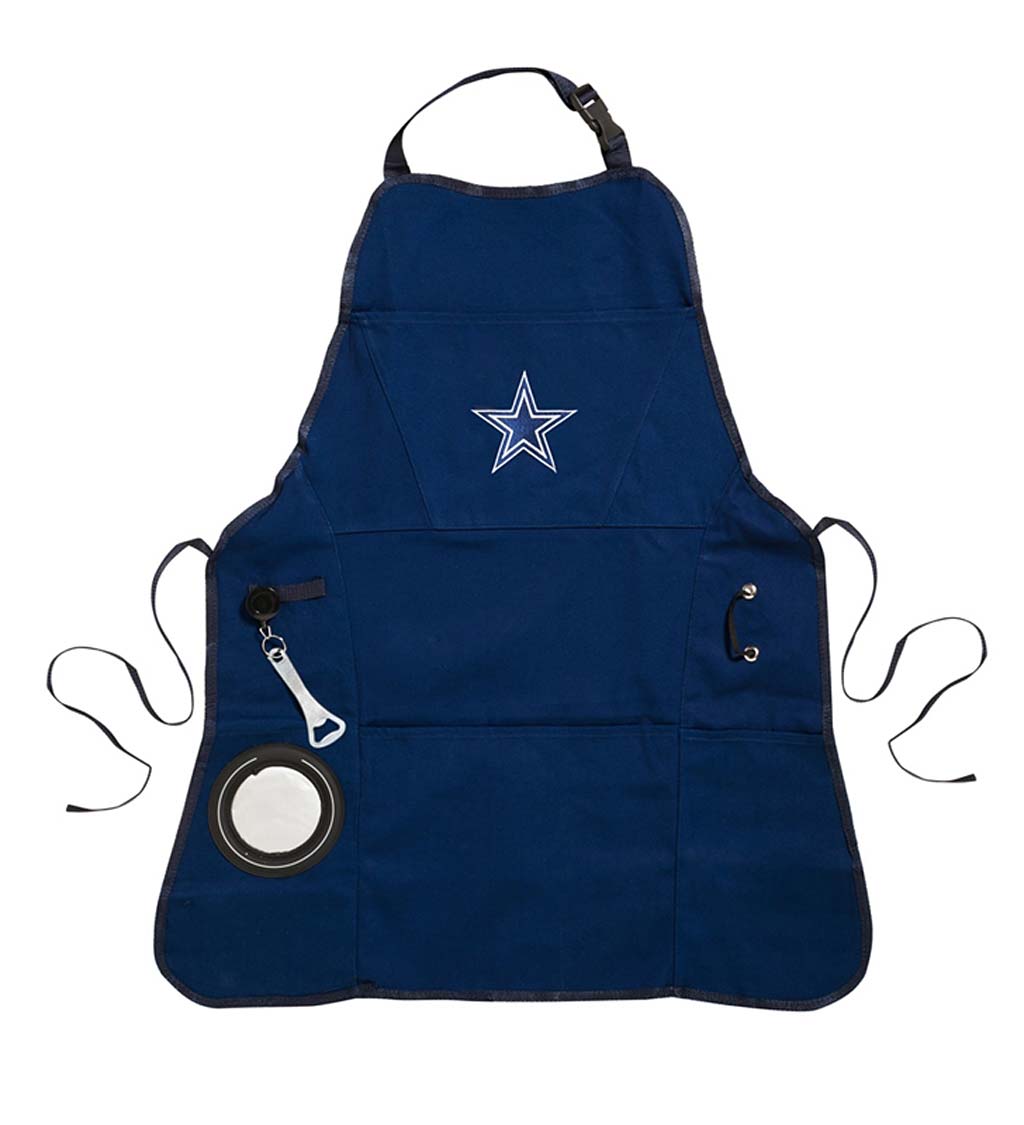 Deluxe Cotton Canvas NFL Team Pride Grilling/Cooking Apron