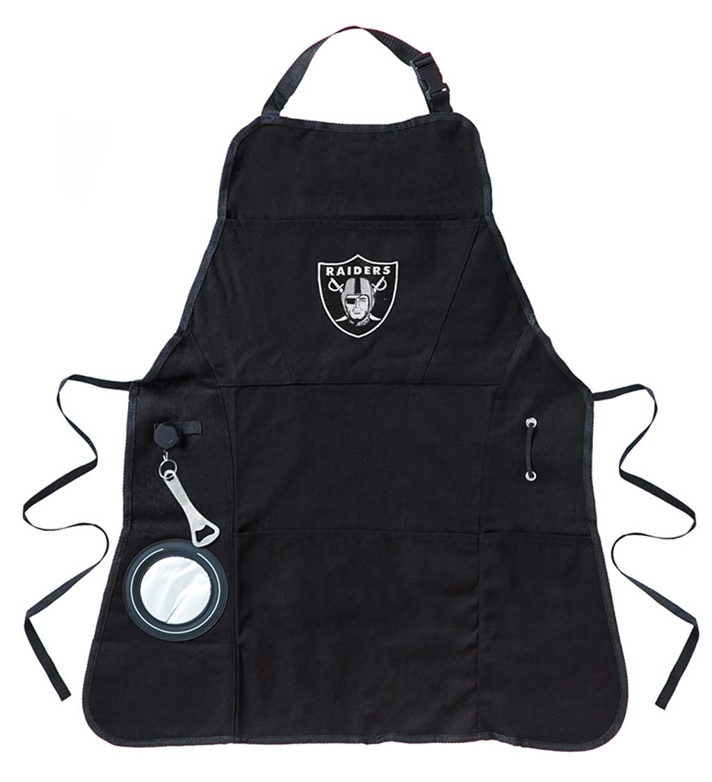 Deluxe Cotton Canvas NFL Team Pride Grilling/Cooking Apron