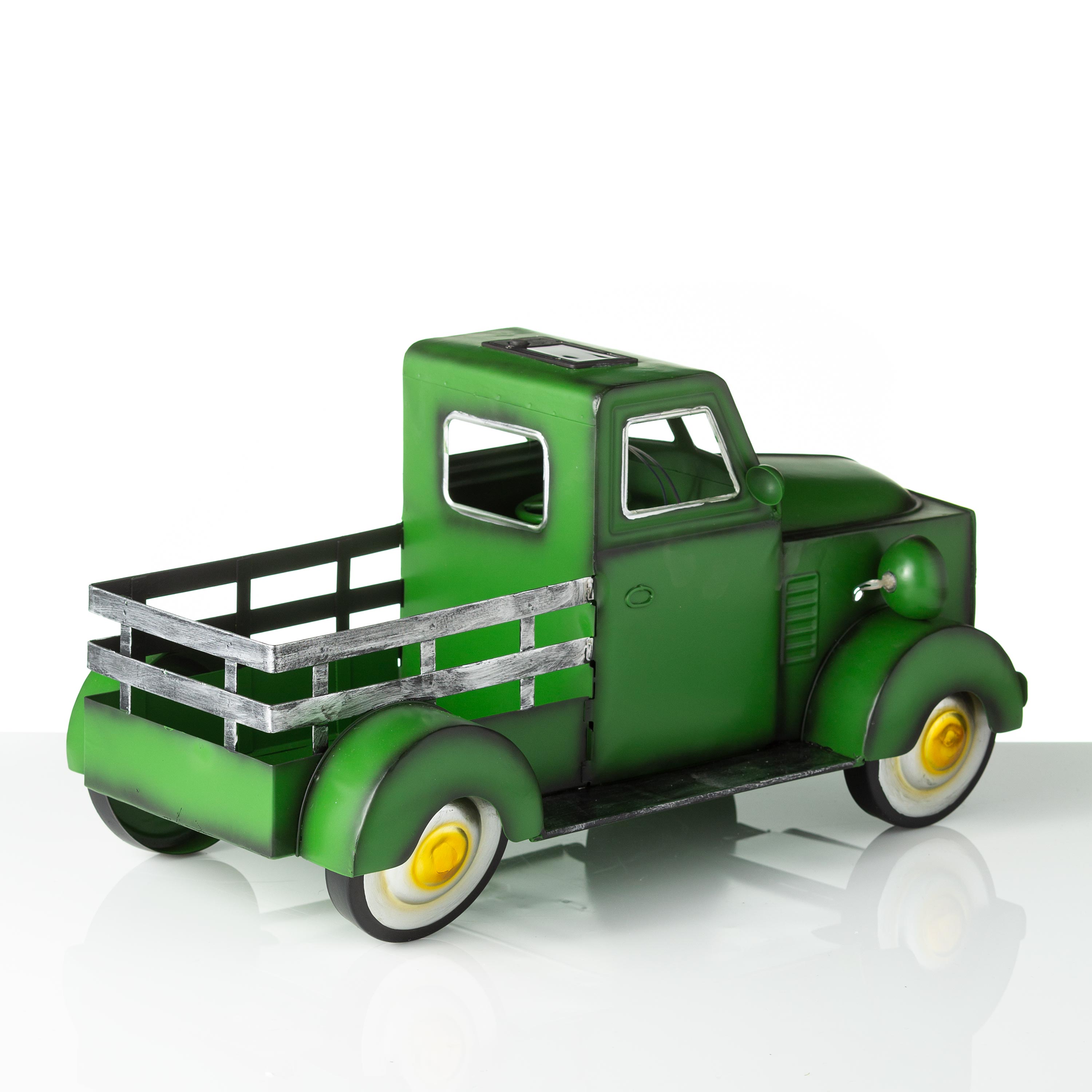 Vintage Style Solar Pickup Truck Planter